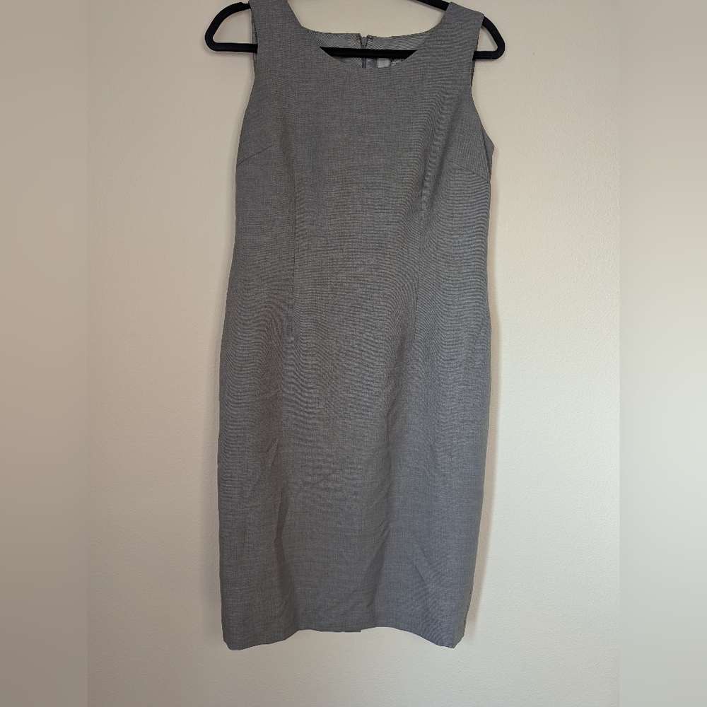 Kasper Classic Gray Sheath Dress Size 6